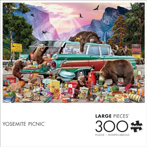 Buffalo Games Garry Walton Yosemite Picnic 300-Piece Jigsaw Puzzle: $6.96 Buffalo Games Garry Walton Yosemite Picnic 300-Piece Jigsaw Puzzle: $6.96