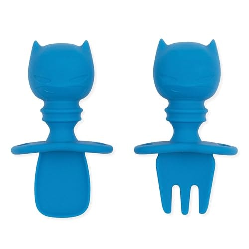 Bumkins Batman Silicone Self-Feeding Utensil Set: $12.79 Bumkins Batman Silicone Self-Feeding Utensil Set: $12.79