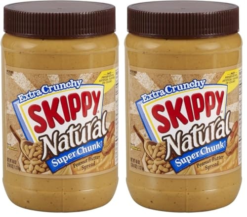 Skippy Natural Super Chunk Peanut Butter 40-oz. 2-Pack: $11.94 Skippy Natural Super Chunk Peanut Butter 40-oz. 2-Pack: $11.94