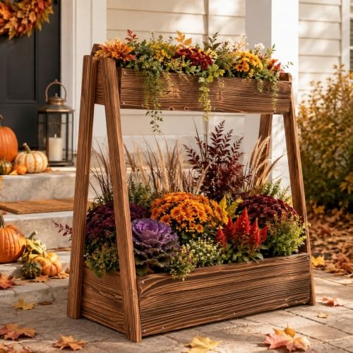 Ultym 36-inch 2-Tier Elevated Fir Wood Garden Bed: $76.49