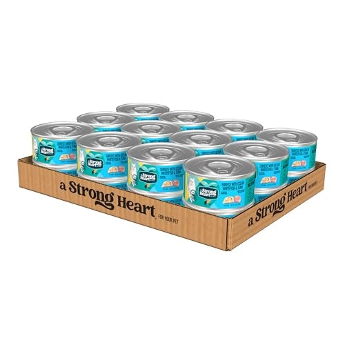 A Strong Heart Whitefish & Tuna Shreds Cat Food 5.5oz 24-Pack: $11.89 A Strong Heart Whitefish & Tuna Shreds Cat Food 5.5oz 24-Pack: $11.89