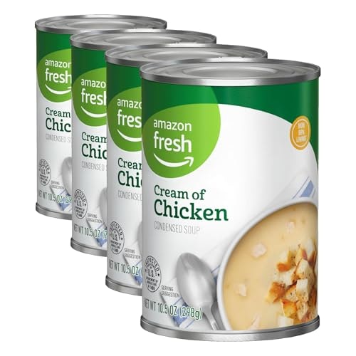 Amazon Fresh Condensed Cream of Chicken Soup 10.5-oz 4-Pack: $2.48 Amazon Fresh Condensed Cream of Chicken Soup 10.5-oz 4-Pack: $2.48
