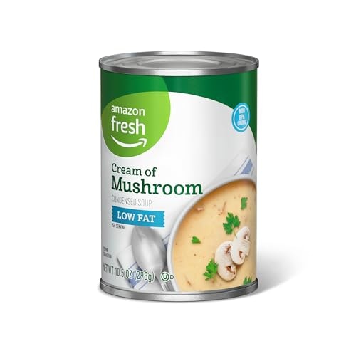 Amazon Fresh Low Fat Cream of Mushroom Soup 10.5-oz. Can: $0.62 Amazon Fresh Low Fat Cream of Mushroom Soup 10.5-oz. Can: $0.62