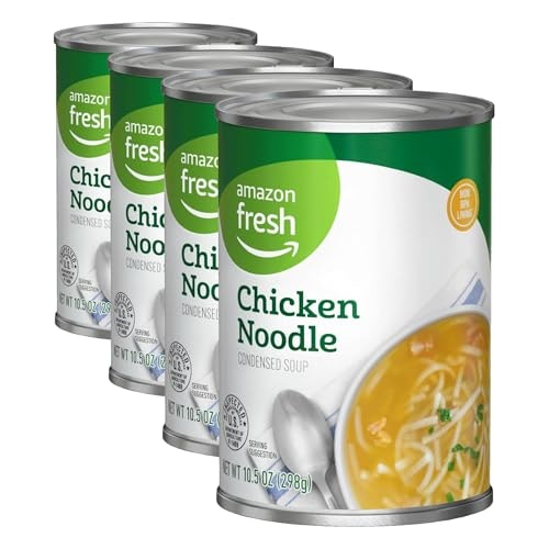 Amazon Fresh Chicken Noodle Condensed Soup 10.5-oz 4-Pack: $2.48 Amazon Fresh Chicken Noodle Condensed Soup 10.5-oz 4-Pack: $2.48
