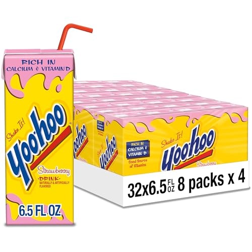 Yoo-hoo Strawberry Drink 6.5-oz 32-Pack: $10.73