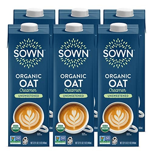 Sown Organic Unsweetened Oat Coffee Creamer 32-oz. 6-Pack: $35.70
