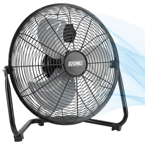 EZ-CHILL 12-Inch High-Velocity Cradle Floor Fan: $36.97