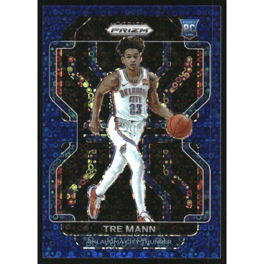 2021-22 Panini Prizm Fast Break Blue Tre Mann Basketball Card #274: $36 2021-22 Panini Prizm Fast Break Blue Tre Mann Basketball Card #274: $36