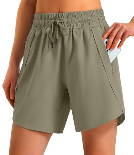 Ksmien Women's Quick-Dry Athletic Running Shorts: $19.95 Ksmien Women's Quick-Dry Athletic Running Shorts: $19.95
