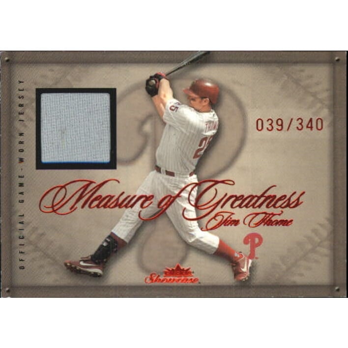 2005 Fleer Showcase Roger Clemens Measure of Greatness Jersey Card: $10.50 2005 Fleer Showcase Roger Clemens Measure of Greatness Jersey Card: $10.50