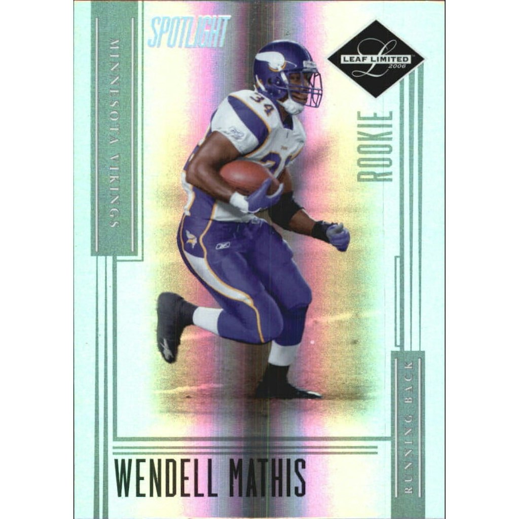 2006 Leaf Limited Silver Spotlight Wendell Mathis #248 Card: $13.50 2006 Leaf Limited Silver Spotlight Wendell Mathis #248 Card: $13.50