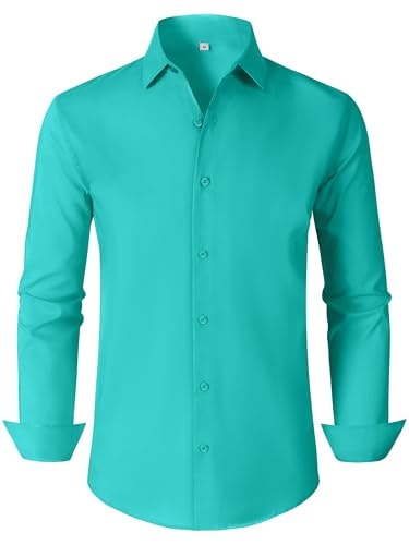 Bbibbi Men's Long Sleeve Wrinkle-Free Dress Shirt: $19.99
