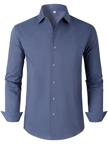 BBIBBI Men's Long Sleeve Wrinkle-Free Dress Shirt: $19.99 BBIBBI Men's Long Sleeve Wrinkle-Free Dress Shirt: $19.99