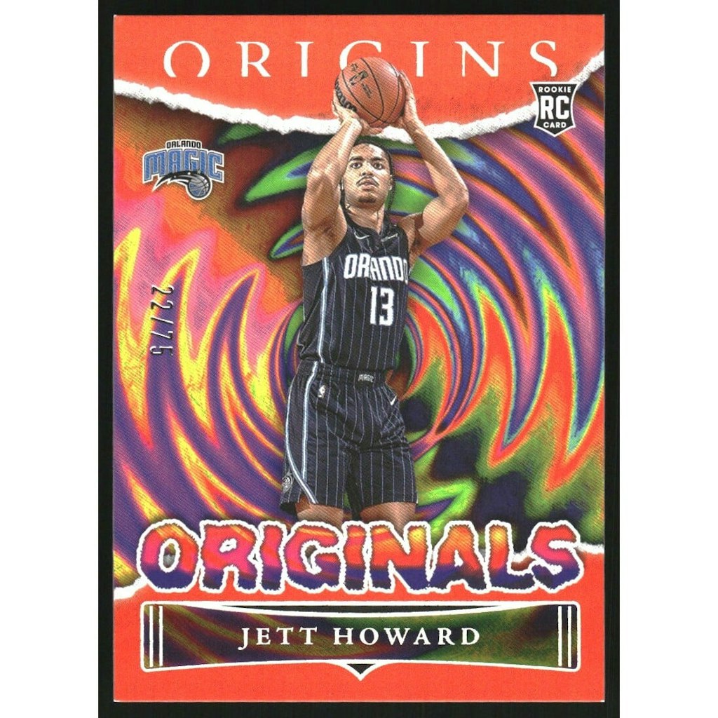 Jett Howard 2023-24 Panini Origins Originals Red #6 Trading Card: $13.50 Jett Howard 2023-24 Panini Origins Originals Red #6 Trading Card: $13.50
