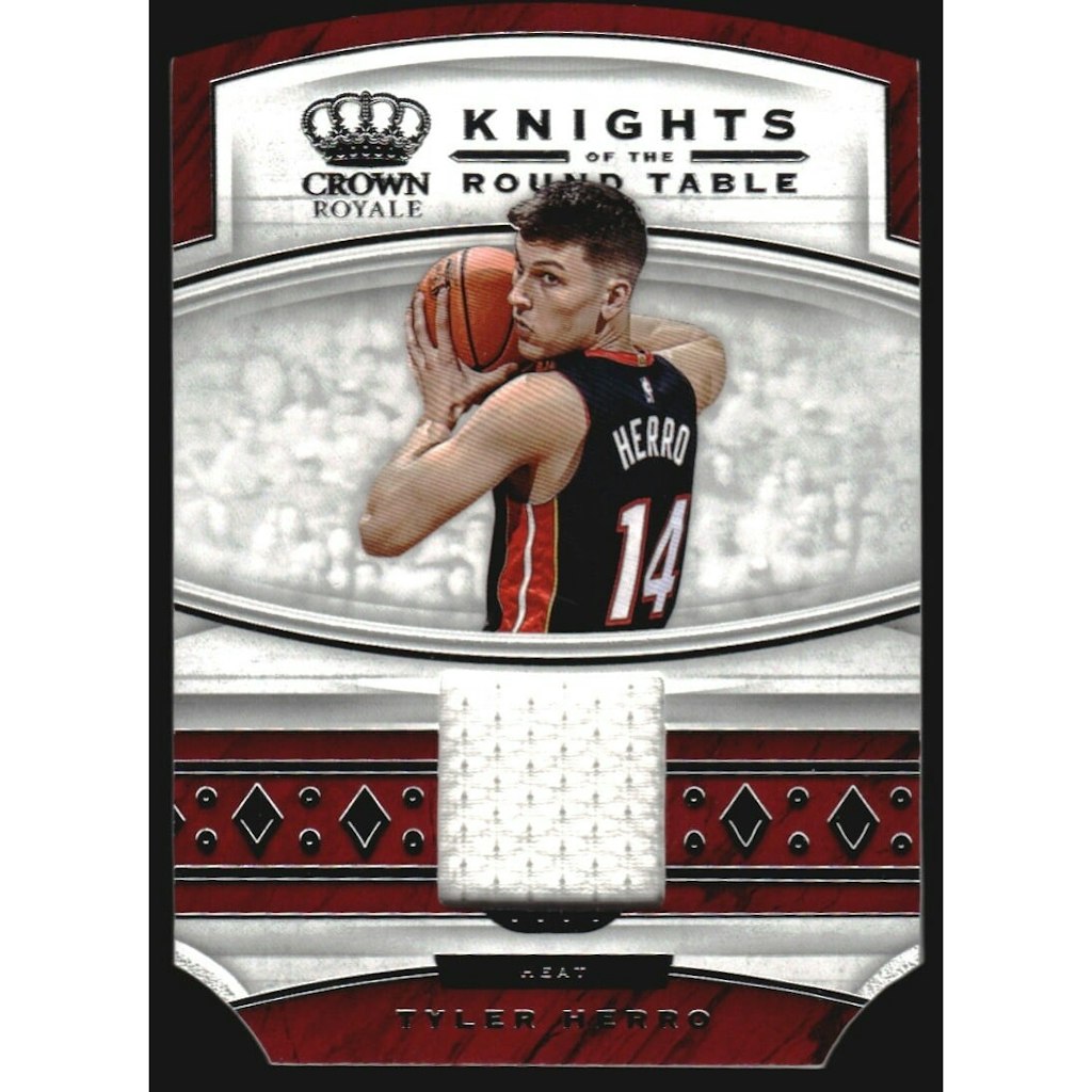 2019-20 Crown Royale Knights of the Round Table Materials Tyler Herro Card: $10.50 2019-20 Crown Royale Knights of the Round Table Materials Tyler Herro Card: $10.50