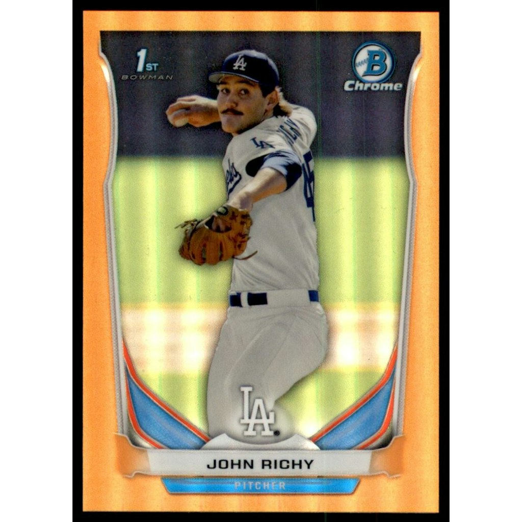 2014 Bowman Chrome Draft John Richy Orange Refractor Card: $13.50 2014 Bowman Chrome Draft John Richy Orange Refractor Card: $13.50