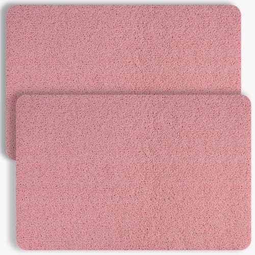 Hargiis 24" x 16" Non-Slip Bathtub Mat 2-Pack: $30.59