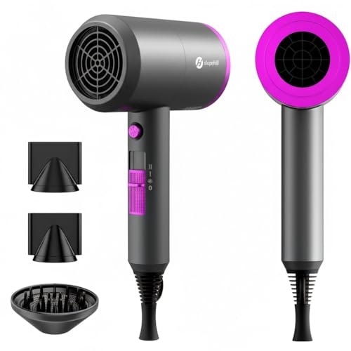 Slopehill 1,800W Professional Ionic Hair Dryer with Attachments: $29.98 Slopehill 1,800W Professional Ionic Hair Dryer with Attachments: $29.98