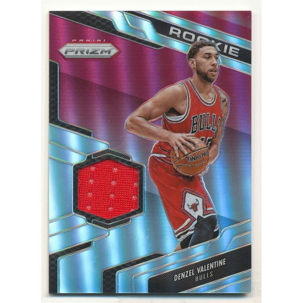 2016-17 Panini Prizm Denzel Valentine Rookie Jersey Prizm Silver Card: $10.80 2016-17 Panini Prizm Denzel Valentine Rookie Jersey Prizm Silver Card: $10.80