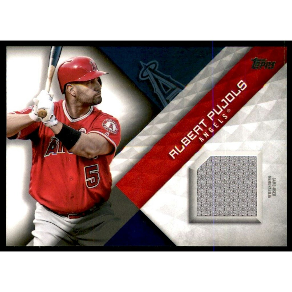2018 Topps Major League Materials Albert Pujols Trading Card: $13.50 2018 Topps Major League Materials Albert Pujols Trading Card: $13.50