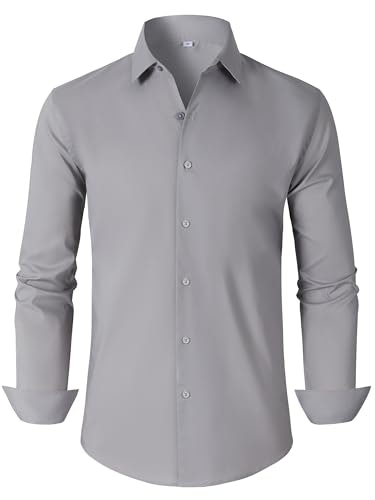 Men's Slim Fit Long Sleeve Button-Up Dress Shirt: $19.99 Men's Slim Fit Long Sleeve Button-Up Dress Shirt: $19.99