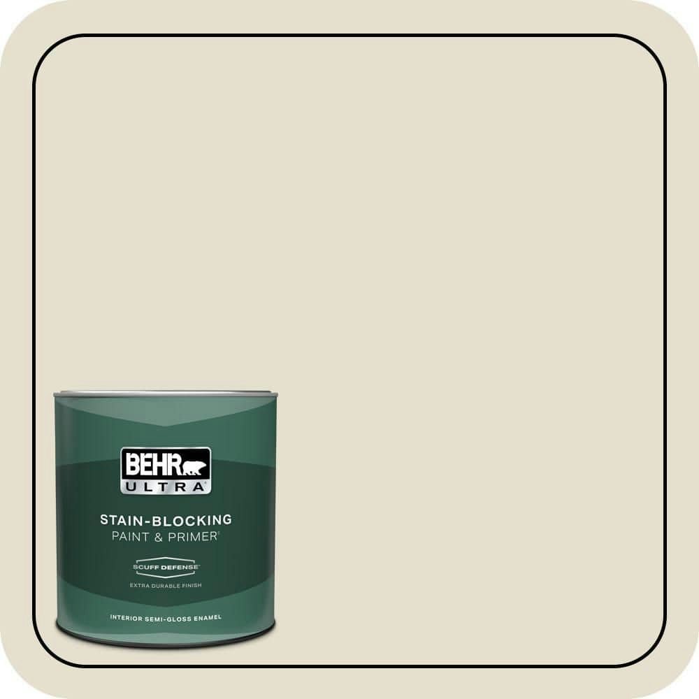 Behr Premium Plus Hazelnut Cream Semi-Gloss Interior Paint and Primer 1-Quart: $24.98 Behr Premium Plus Hazelnut Cream Semi-Gloss Interior Paint and Primer 1-Quart: $24.98