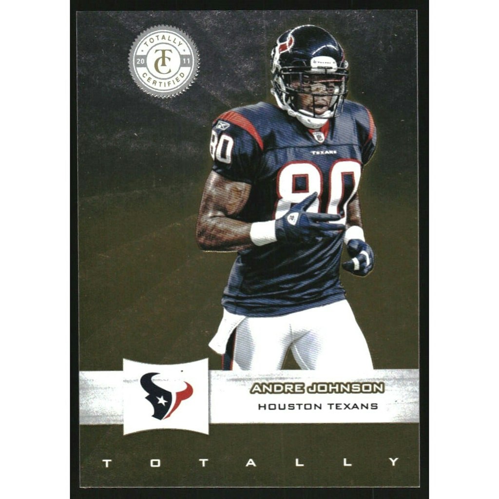 2011 Totally Certified Gold Andre Johnson #27 Trading Card: $10.80