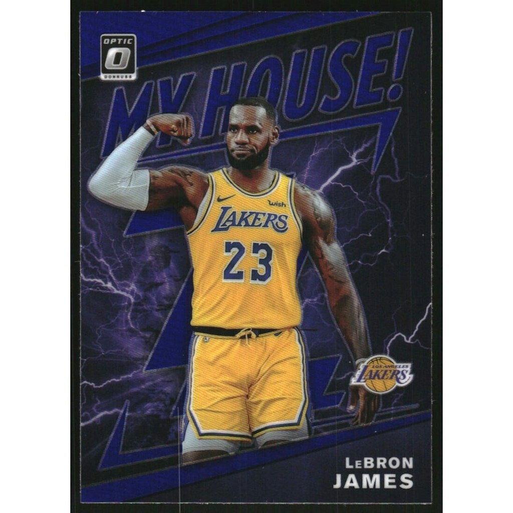 2019-20 Donruss Optic My House Purple LeBron James #13 Card: $135 2019-20 Donruss Optic My House Purple LeBron James #13 Card: $135