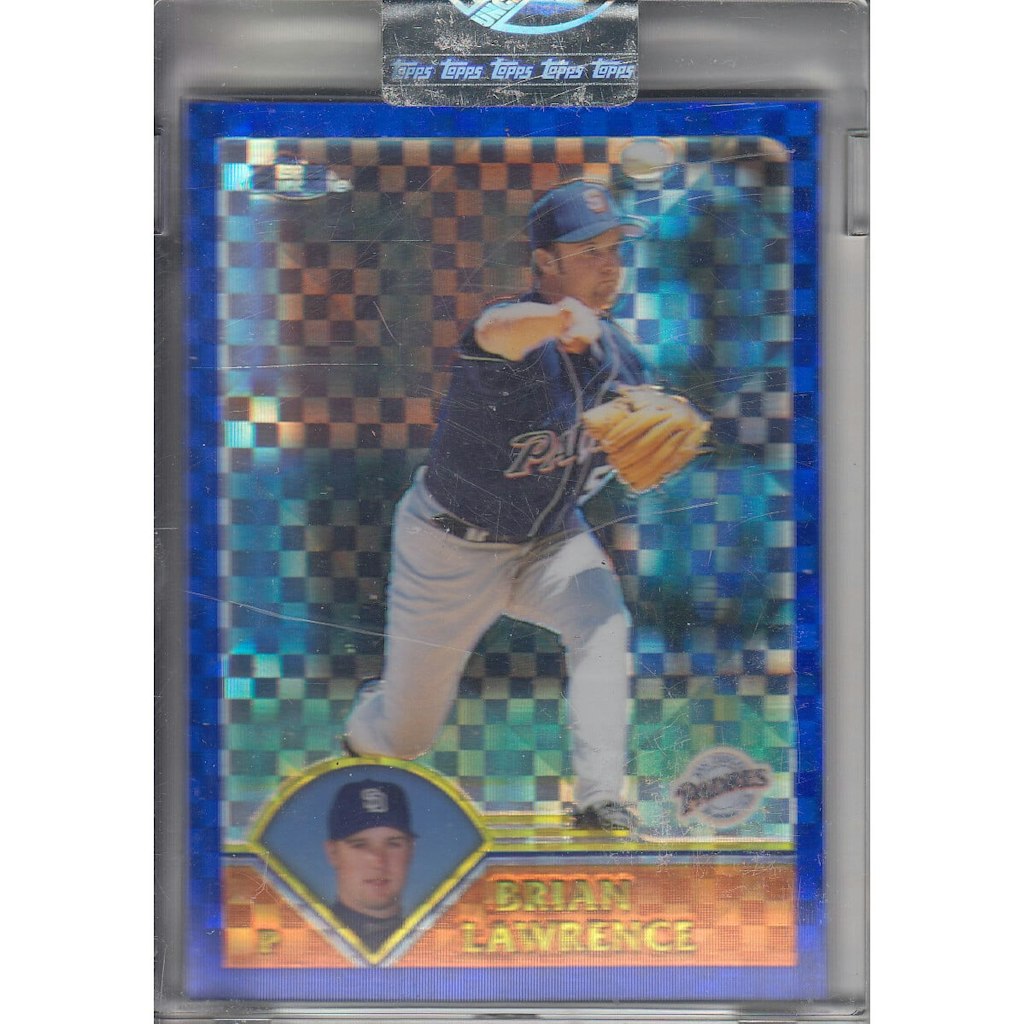 2003 Topps Chrome Uncirculated X-Fractor Brian Lawrence Card #192: $10.80 2003 Topps Chrome Uncirculated X-Fractor Brian Lawrence Card #192: $10.80