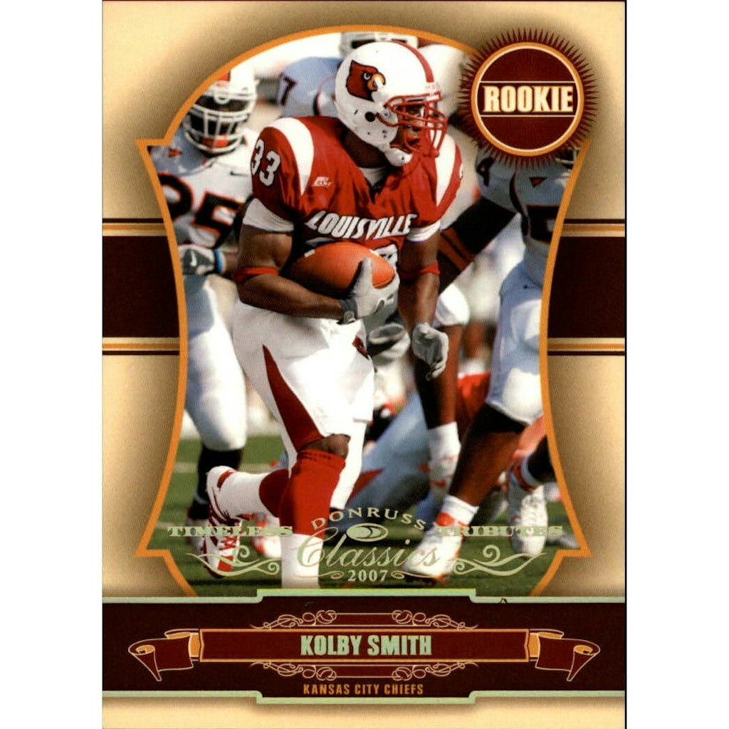 2007 Donruss Classics Timeless Tributes Gold Kolby Smith #170: $10.50 2007 Donruss Classics Timeless Tributes Gold Kolby Smith #170: $10.50