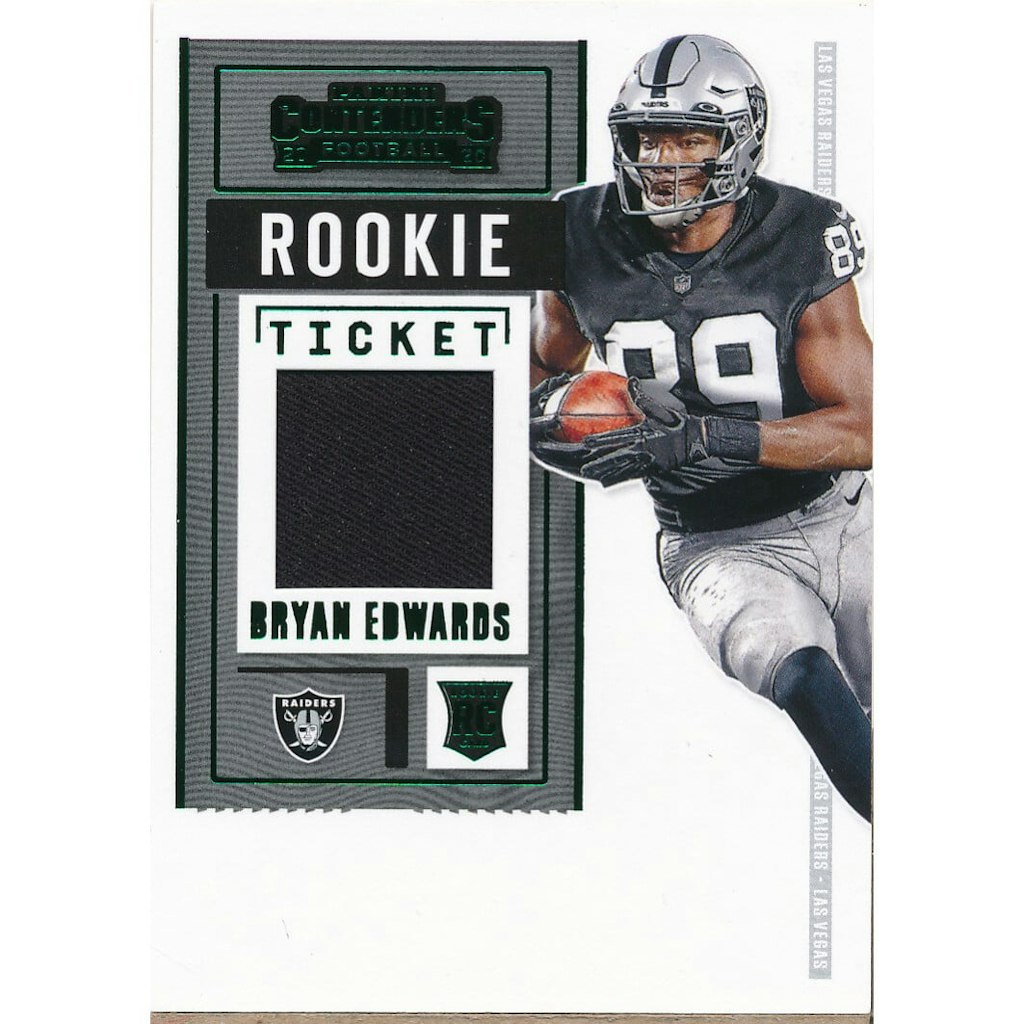 2020 Panini Contenders Bryan Edwards Rookie Ticket Swatches Card #30: $10.80 2020 Panini Contenders Bryan Edwards Rookie Ticket Swatches Card #30: $10.80
