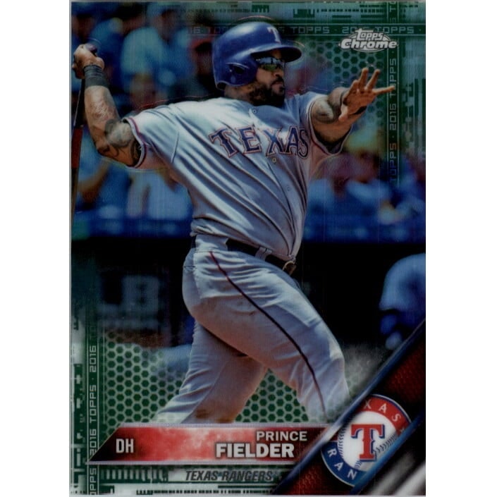 2016 Topps Chrome Green Refractor Prince Fielder Card: $10.80 2016 Topps Chrome Green Refractor Prince Fielder Card: $10.80