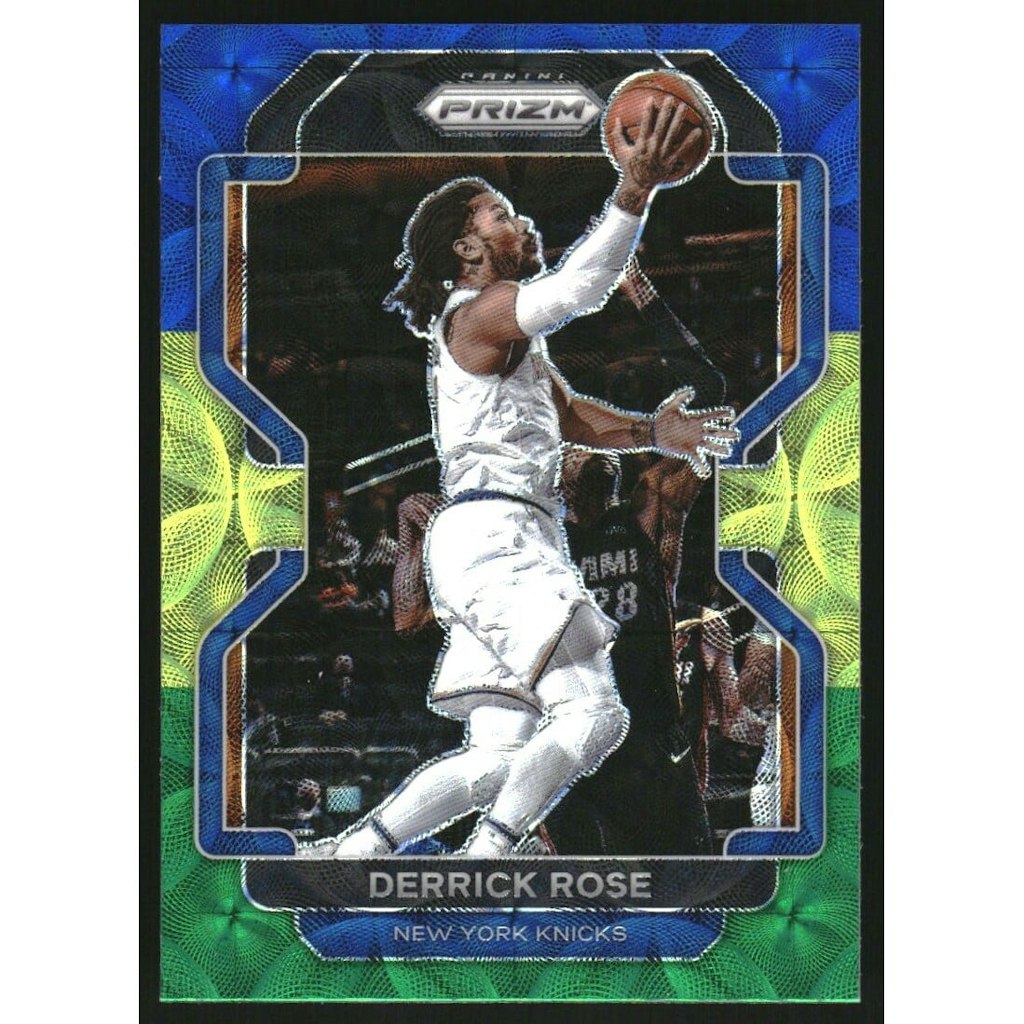 2021-22 Panini Prizm Choice Blue Yellow and Green Derrick Rose #82 Trading Card: $18 2021-22 Panini Prizm Choice Blue Yellow and Green Derrick Rose #82 Trading Card: $18