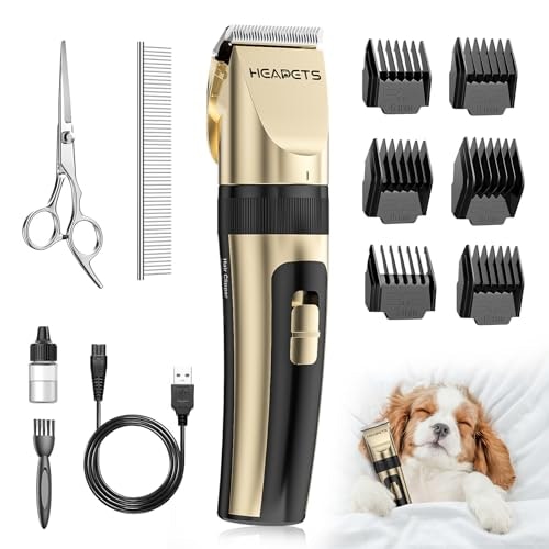 Heapets Cordless Dog Grooming Clippers: $17.97
