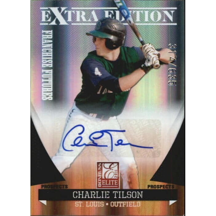 2011 Donruss Elite Extra Edition Charlie Tilson Franchise Futures Signature Card: $13.50 2011 Donruss Elite Extra Edition Charlie Tilson Franchise Futures Signature Card: $13.50