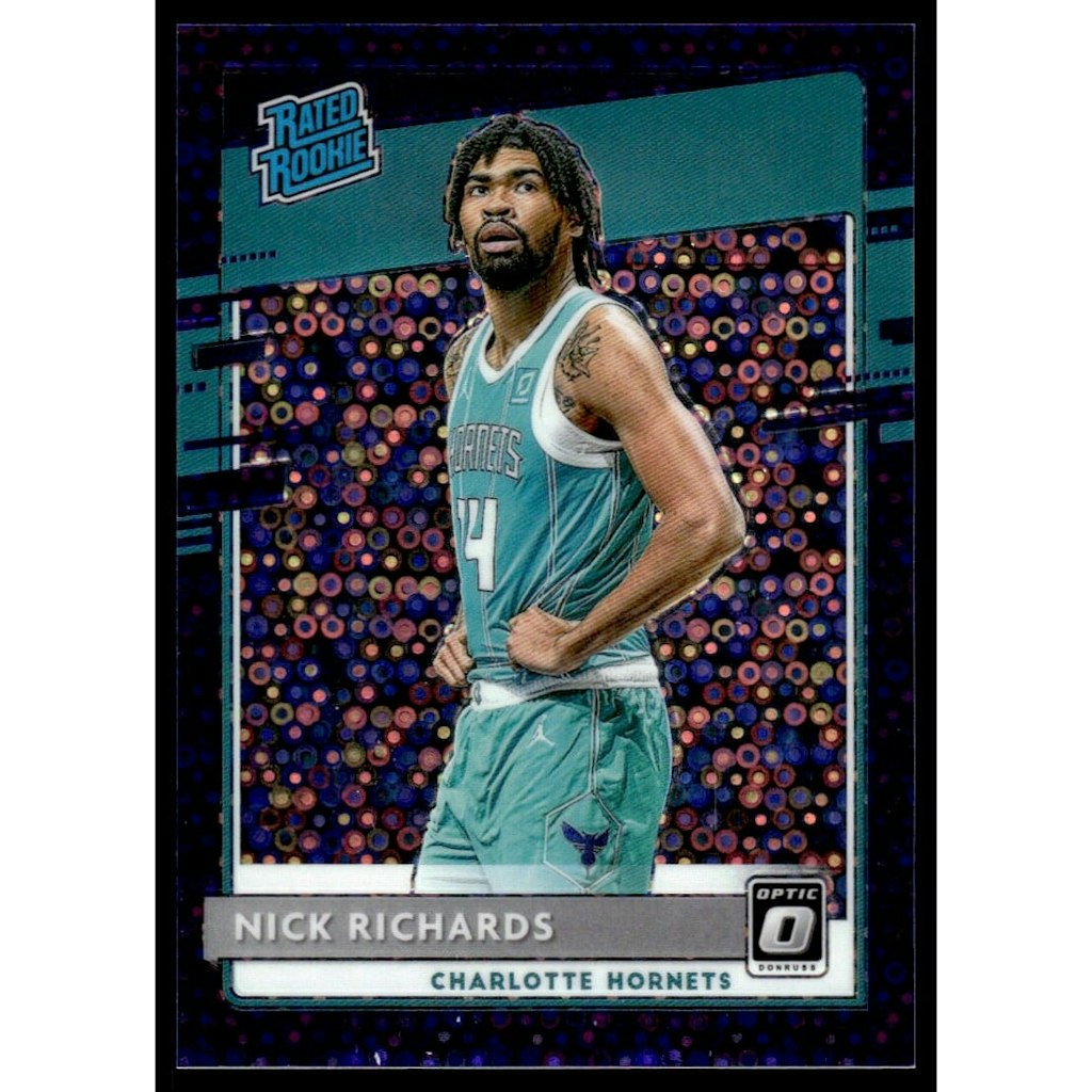 2020-21 Donruss Optic Fast Break Purple Nick Richards Rookie Card: $18 2020-21 Donruss Optic Fast Break Purple Nick Richards Rookie Card: $18