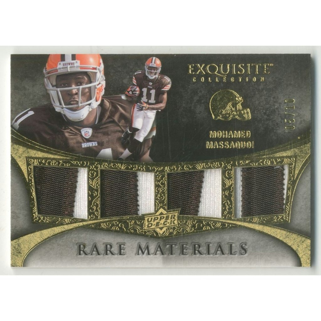 2009 Exquisite Collection Gold Mohamed Massaquoi Card: $12 2009 Exquisite Collection Gold Mohamed Massaquoi Card: $12