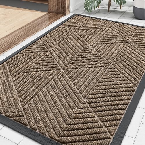 Smiry 29.5" x 17" Rubber Front Door Mat: $16.99 Smiry 29.5" x 17" Rubber Front Door Mat: $16.99