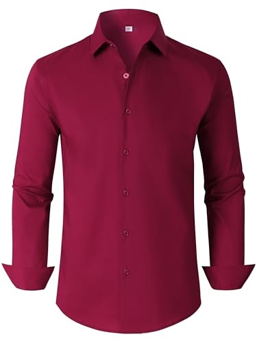 Bbibbi Men's Burgundy Button Down Shirt: $19.99 Bbibbi Men's Burgundy Button Down Shirt: $19.99