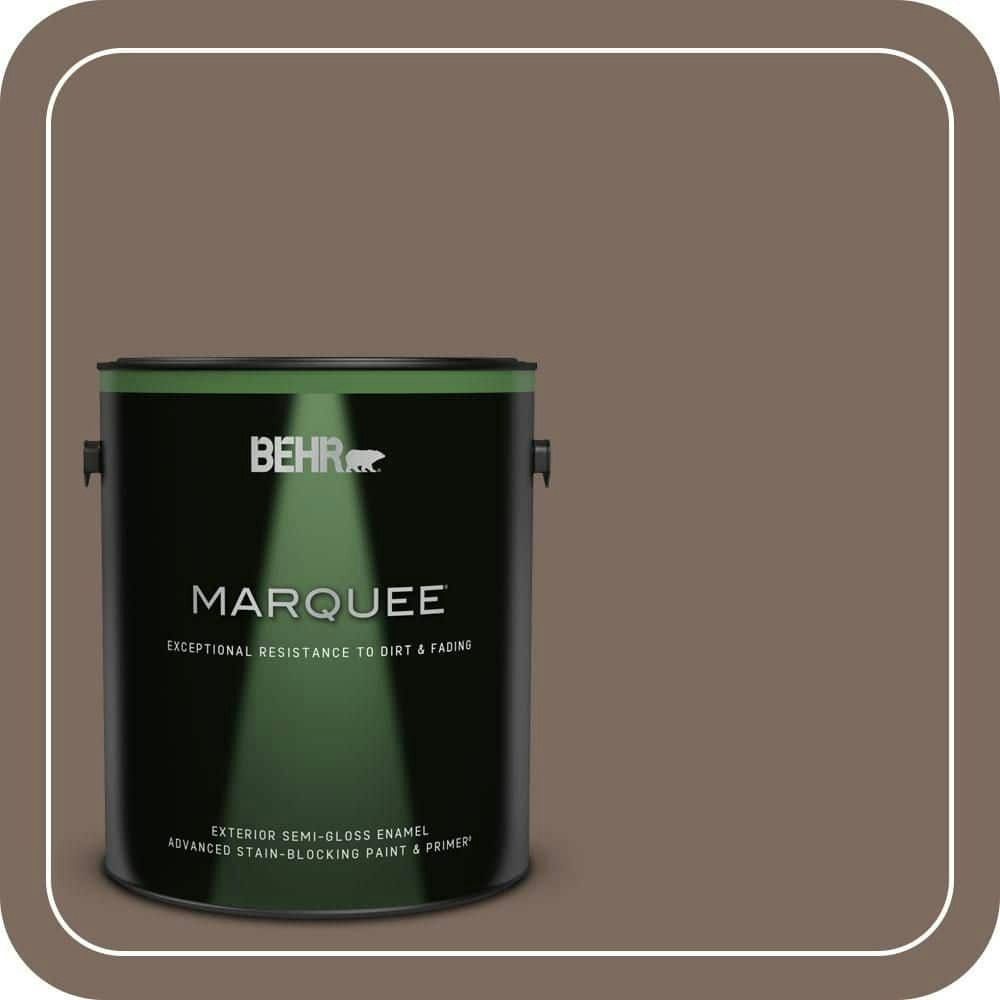 Behr Derby Semi-Gloss Enamel Exterior Paint and Primer 1-Gallon: $71.98 Behr Derby Semi-Gloss Enamel Exterior Paint and Primer 1-Gallon: $71.98
