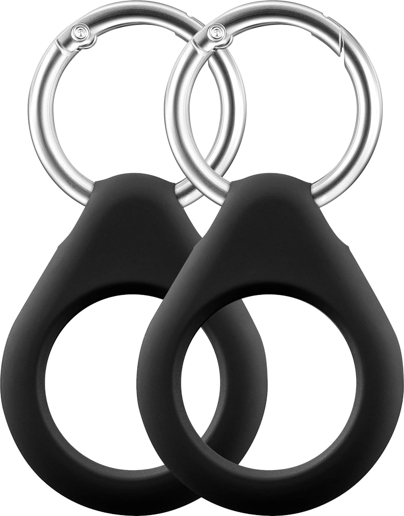 Insignia Apple AirTag Key Ring Case 2-Pack: $8.99 Insignia Apple AirTag Key Ring Case 2-Pack: $8.99
