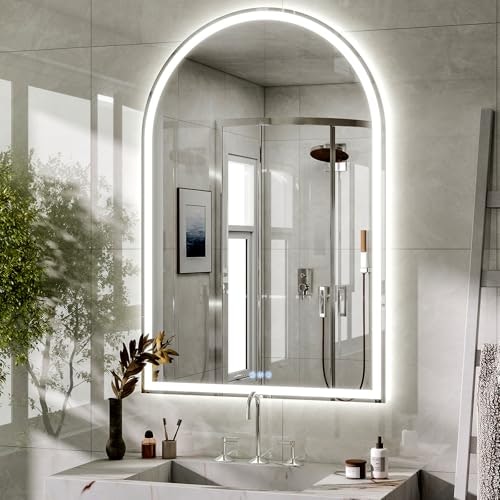Beautypeak 48x30-Inch LED Arch Bathroom Mirror: $129.98 Beautypeak 48x30-Inch LED Arch Bathroom Mirror: $129.98