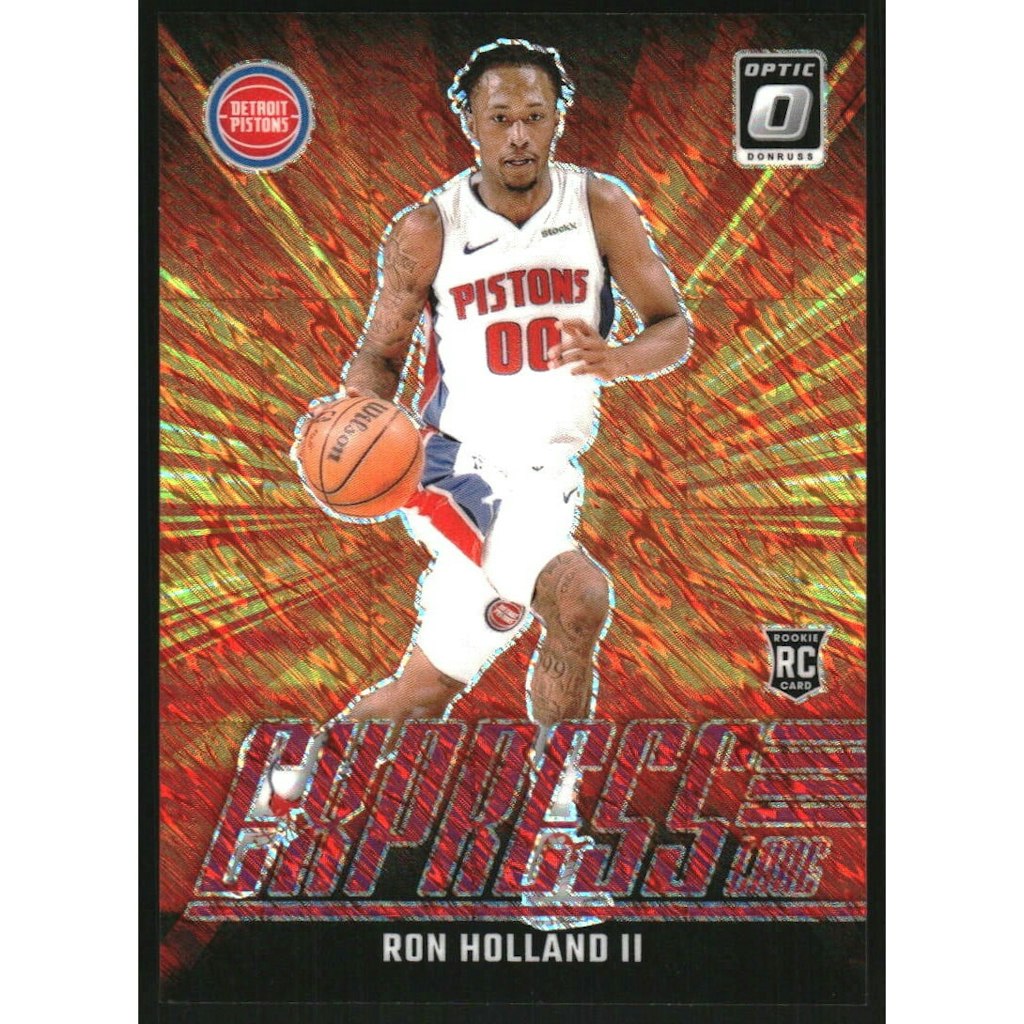 2024-25 Donruss Optic Express Lane Red Shimmer Ron Holland II #15 Card: $12 2024-25 Donruss Optic Express Lane Red Shimmer Ron Holland II #15 Card: $12