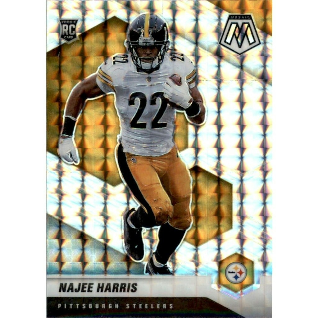 2021 Panini Mosaic Najee Harris Trading Card: $16 2021 Panini Mosaic Najee Harris Trading Card: $16