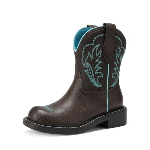 Dream Pairs Women's Mid-Calf Cowboy Boots: $34.99