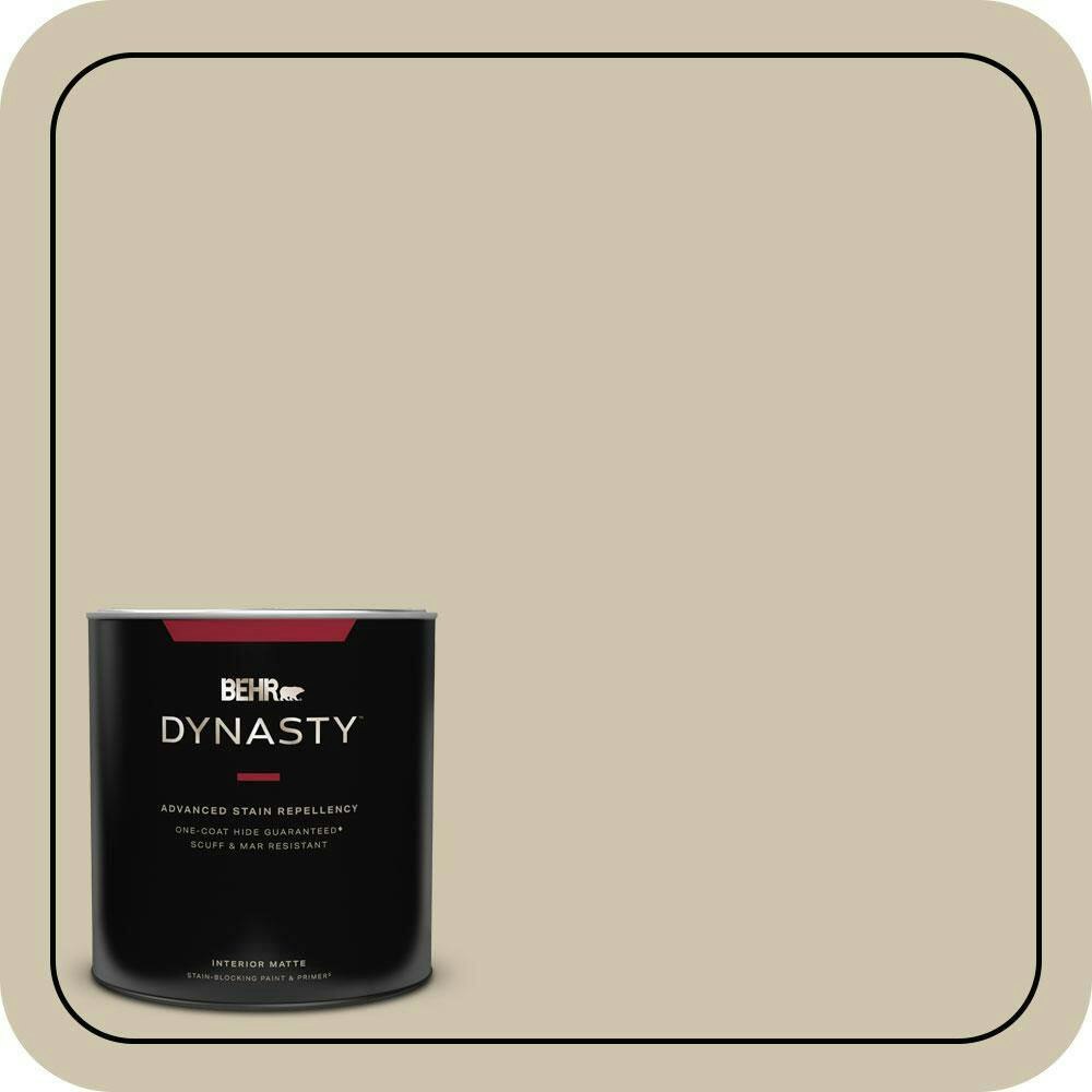 Home Decorators Collection Yuma Sand 1-Quart Matte Interior Paint and Primer: $31.98