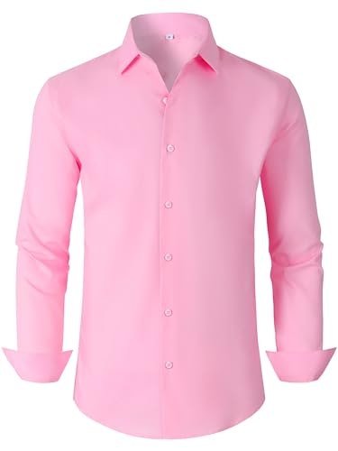Bbibbi Men's Wrinkle-Free Long Sleeve Dress Shirt: $19.99