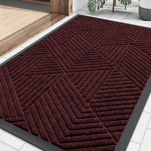 Smiry 35x23-Inch Low Profile Rubber Front Door Mat: $33.29