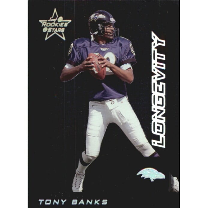 1999 Leaf Rookies and Stars Longevity Tony Banks Card #17: $16 1999 Leaf Rookies and Stars Longevity Tony Banks Card #17: $16