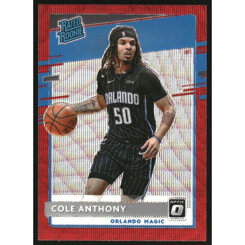 2020-21 Donruss Optic Cole Anthony Red Wave Rookie Card: $15 2020-21 Donruss Optic Cole Anthony Red Wave Rookie Card: $15